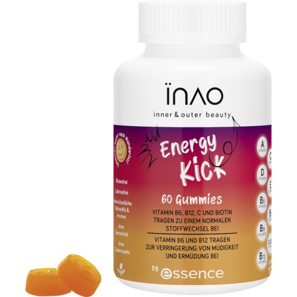 INAO by essence - Nahrungsergänzungsmittel - inner and outer beauty Energy Kick gummies