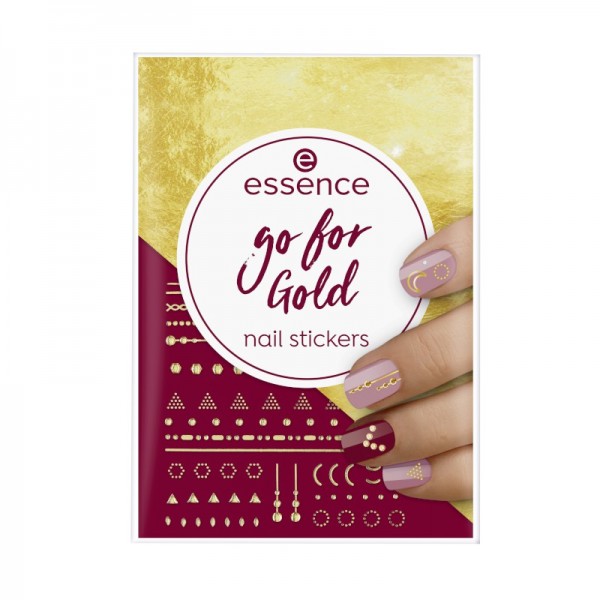 essence - Sticker per unghie - go for Gold nail stickers