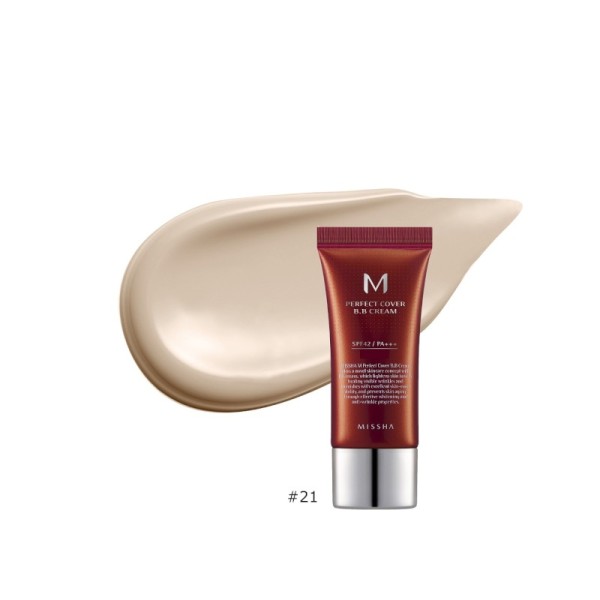 MISSHA - BB Cream - M Perfect Cover BB Cream - SPF42 - No.21/Light Beige - 20ml