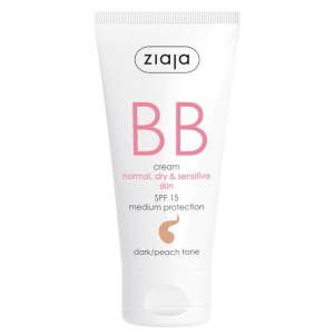 Ziaja - BB Cream - Normal, Dry and Sensitive Skin - Dark/Peach Tone SPF15
