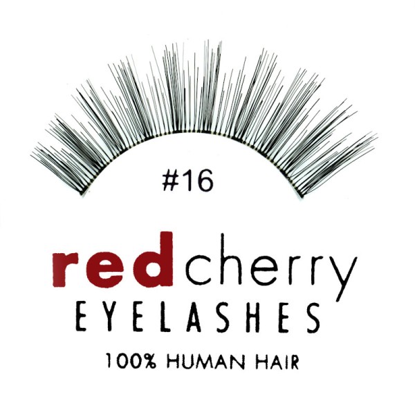 Red Cherry - Ciglia finte n. 16 - Capelli umani