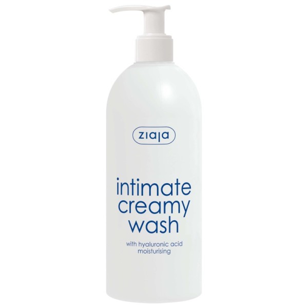 Ziaja - Intimate Creamy Wash - Moisturising with Hyaluronic Acid - 500ml