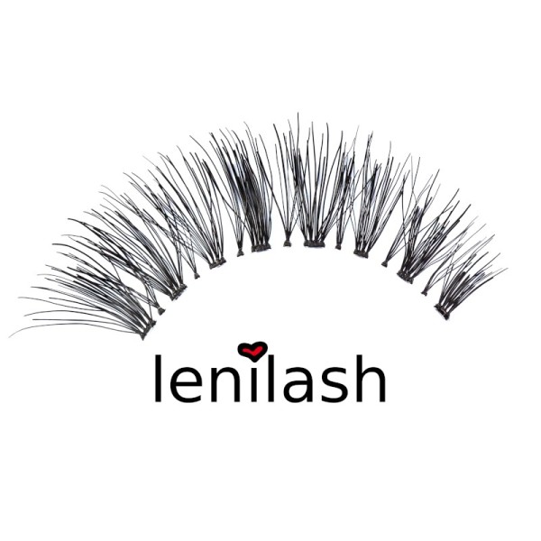 lenilash - Ciglia finte - capelli umani - 155