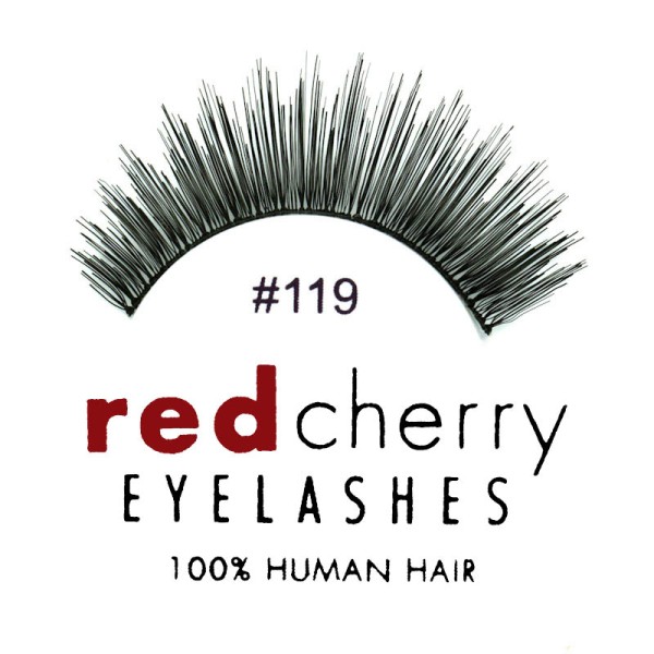 Red Cherry - Falsche Wimpern Nr. 119 Hunter - Echthaar