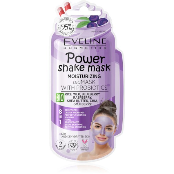 Eveline Cosmetics - maschera per la cura - Power Shake Mask Moisturizing