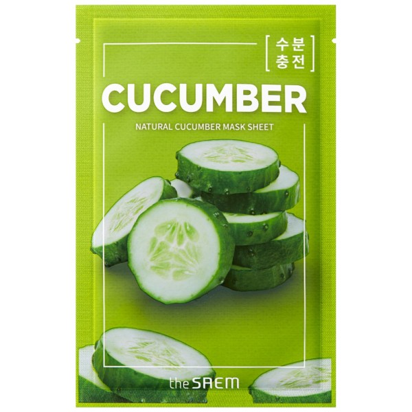 the SAEM - Gesichtsmaske - Natural Cucumber Mask Sheet 21ml