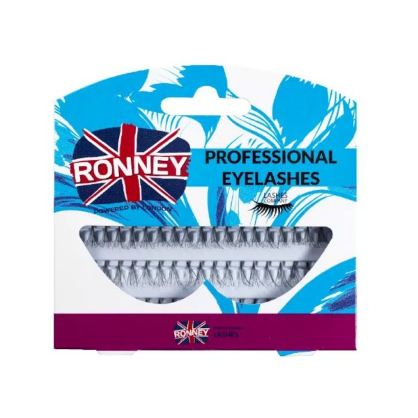 Ronney Professional - Ciglia singole senza nodi - RL 00037 - Ciglia lunghe 14mm
