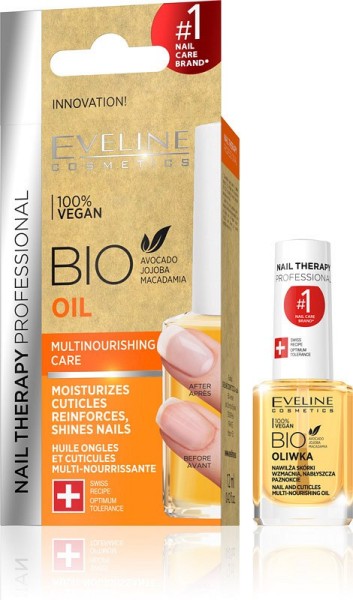 Eveline Cosmetics - Nagelöl - Nail Therapy Bio Oil multi-kräftigende Pflege