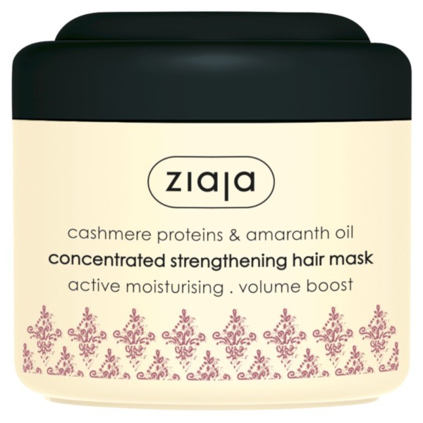 Ziaja - Haarmaske für trockenes Haar - Cashmere Proteins & Amaranth Oil Concentrated Strengthening H