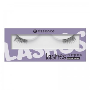 essence - Falsche Wimpern - lashes to impress 03 - half lashes