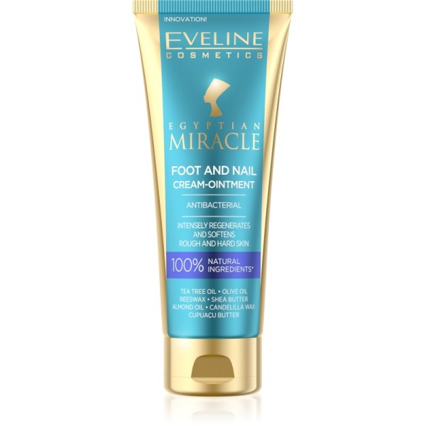 Eveline Cosmetics - Crema per i piedi - Egyptian Miracle Foot & Nail Cream-Ointment - 50ml