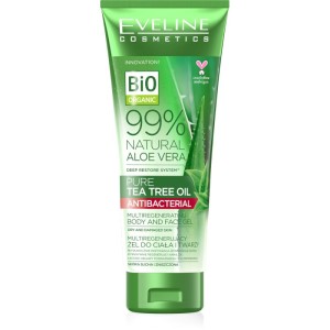 Eveline Cosmetics - Gesichts- & Körpergel - Bio Organic - 99% Natural Aloe Vera Tea Tree Oil Body &