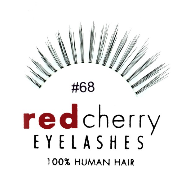 Red Cherry - False Eyelashes No. 68 Suki - Human Hair