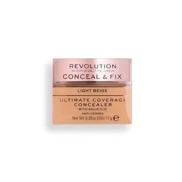 Revolution - Conceal & Fix Ultimate Coverage Concealer - Light Beige