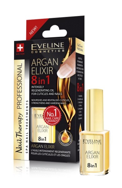 Eveline Cosmetics - Nagelöl - Nail Therapy Conditioner professionelles Argan-Elixier