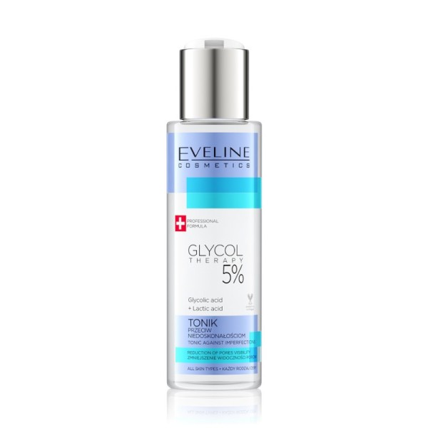 Eveline Cosmetics - Tonico per il viso - Glycol Therapy 5% Tonic Against Imperfections - 110ml