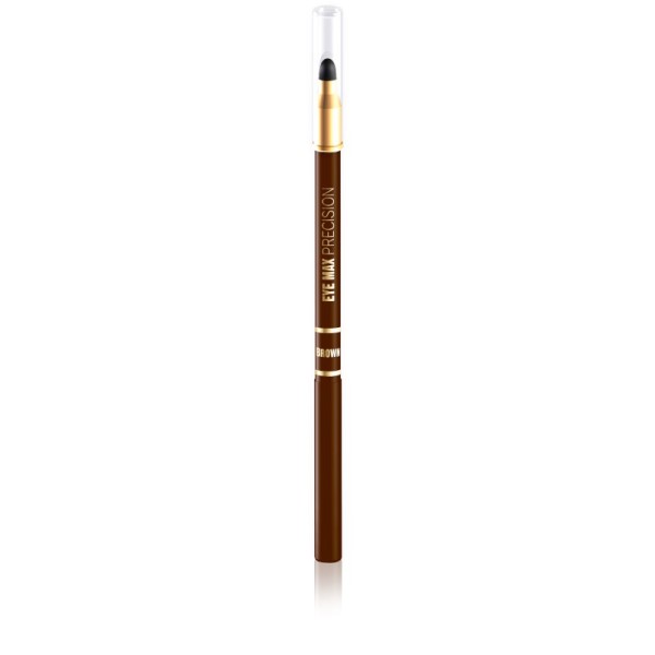 Eveline Cosmetics - Eye Max Precision-Automatic Eye Pencil With Sponge - Brown