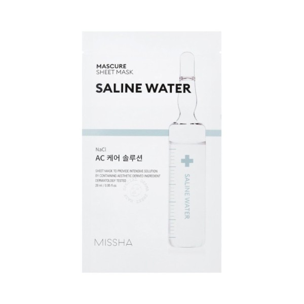 MISSHA - Gesichtsmaske - Mascure AC Care Solution Sheet Mask - Saline Water