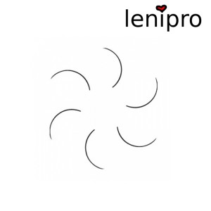 lenilashpro - Single Eyelashes - C-Curl - 0,5 Gramm - 0,15mm