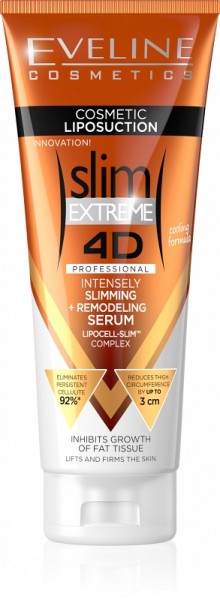 Eveline Cosmetics - Slim Extreme 4D Liposuction Intensely Slimming + Remodeling Serum 250ml