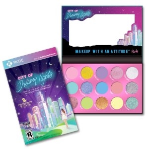 RUDE Cosmetics - Lidschattenpalette - City of Dreamy Lights - 15 Dreamy Pastel Pigment & Eyeshadow S