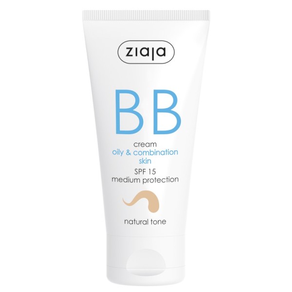 Ziaja - BB Cream - Oily and Combination Skin - Natural Tone SPF15