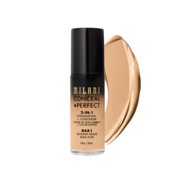 Milani - Conceal + Perfect 2-in-1 Foundation + Concealer - 04A1 Golden Beige
