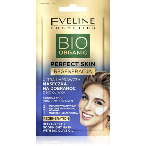 Eveline Cosmetics - Gesichtsmaske - Bio Organic Perfect Skin Regeneration Ultra-Repair Goodnight Mas