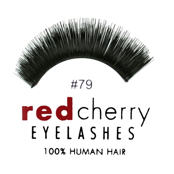 Red Cherry - False Eyelashes No. 79 Jewels - Human Hair