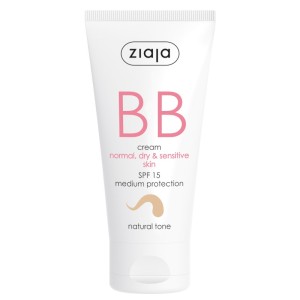 Ziaja - BB Cream - Normal, Dry and Sensitive Skin - Natural Tone SPF15