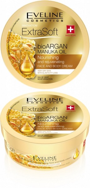 Eveline Cosmetics - Soft Bioargan Manuka Oil Face&Body; Cream 175Ml