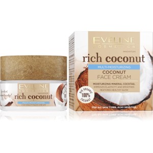 Eveline Cosmetics - Gesichtscreme - Rich Coconut Multi-Moisturizing Coconut Face Cream