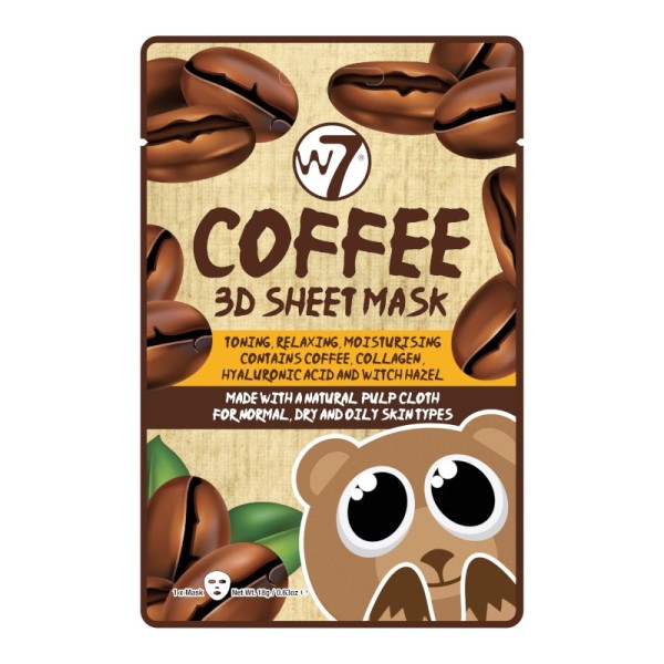 W7 Cosmetics - Coffee 3D Sheet Face Mask
