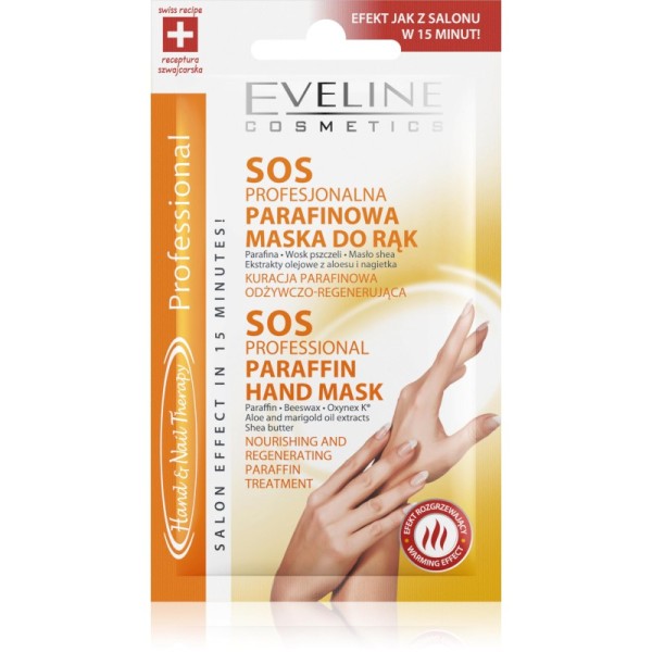 Eveline Cosmetics - Handmaske - Hand & Nail Therapy Sos Professional Paraffin Handmaske