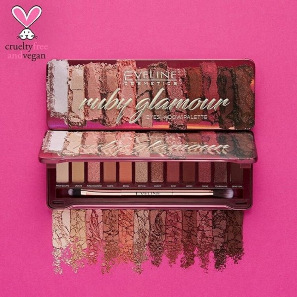 Eveline Cosmetics - Palette di ombretti - Eyeshadow Palette - Ruby Glamour