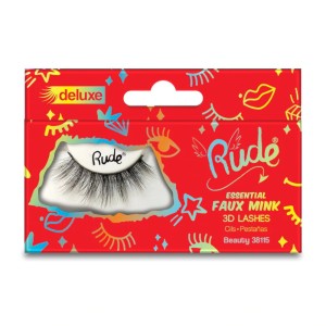 RUDE Cosmetics - 3D Wimpern - Essential Faux Mink Deluxe 3D Lashes - Beauty