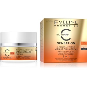 Eveline Cosmetics - Gesichtspflege - C Sensation - Intensiv straffende Tages- & Nachtcreme 50+