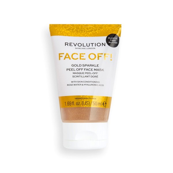 Revolution - Gesichtsmaske - Gold Glitter Peel Off Mask