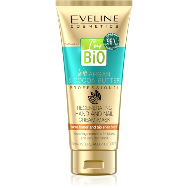 Eveline Cosmetics - Handcreme - Bio Argan & Cocoa Butter Hand & Nail Cream-Mask