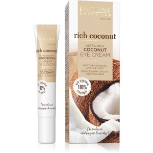 Eveline Cosmetics - Augencreme - Rich Coconut Ultra-Rich - Coconut Eye Cream