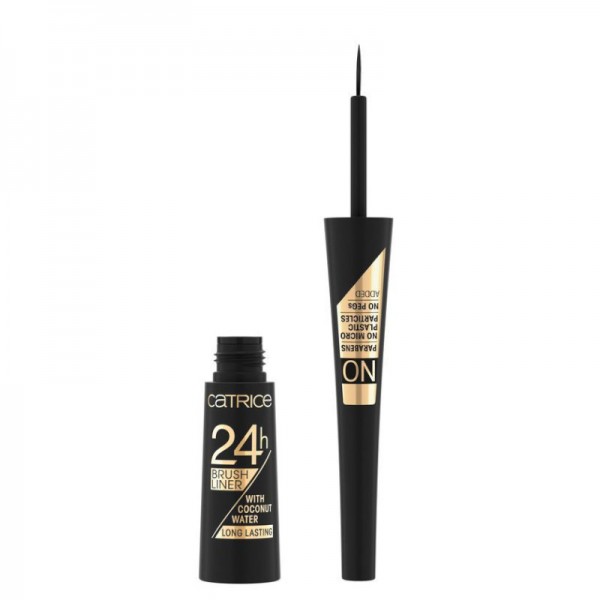Catrice - Eyeliner liquido - 24h Brush Liner - 010 Ultra Black