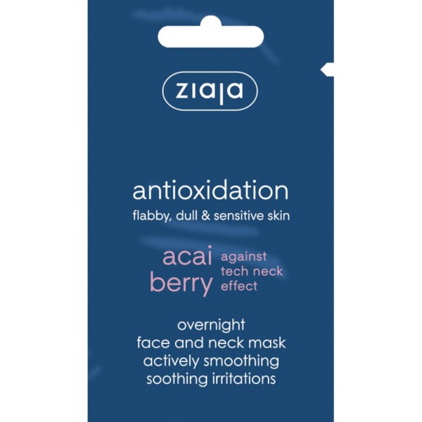 Ziaja - Gesichtsmaske - Acai Berry Overnight Face and Neck Smoothing Mask