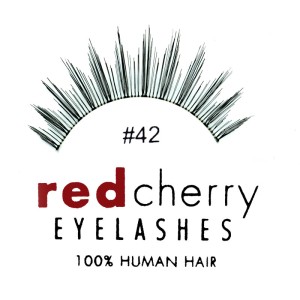 Red Cherry - False Eyelashes No. 42 Paddington - Human Hair