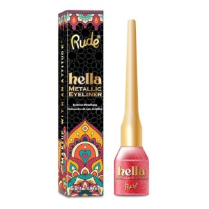 RUDE Cosmetics - Eyeliner - Hella Metallic Eyeliner - Garnet