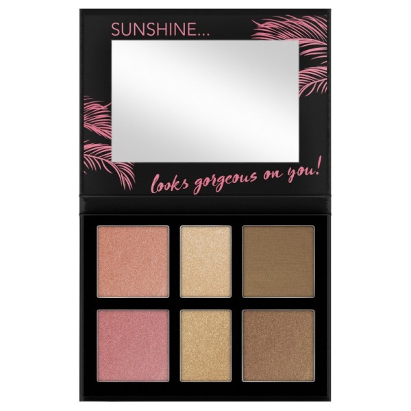 Catrice - Makeuppalette - Aloha Sunsets Everyday Face And Cheek Palette