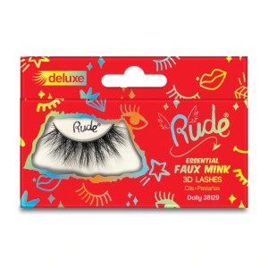RUDE Cosmetics - 3D Lashes - Essential Faux Mink Deluxe 3D Lashes - Dolly