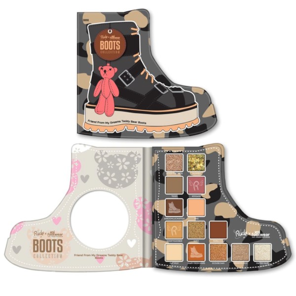 RUDE Cosmetics - Palette di ombretti - Rude x Koi Footwear Boots Collection - Friend From My Dreams Teddy Bear Boots