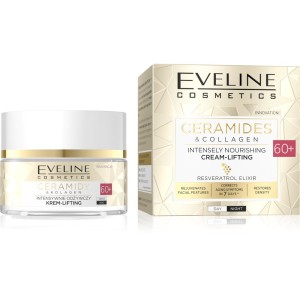 Eveline Cosmetics - Gesichtscreme - Ceamides and Collagen Intensely Nourishing Cream-Lift 60+ - 50 m
