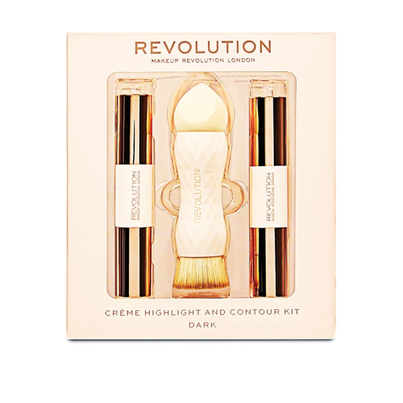 ydre Ferie hvid Makeup Revolution - Creme Highlight and Contour Kit - Dark | Bronzer &  Highlighter | Face | kosmetik4less.de