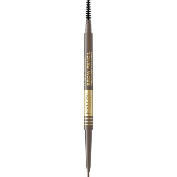 Eveline Cosmetics - Matita per sopracciglia - Micro Precise Brow Pencil Waterproof - 02 Soft Brown